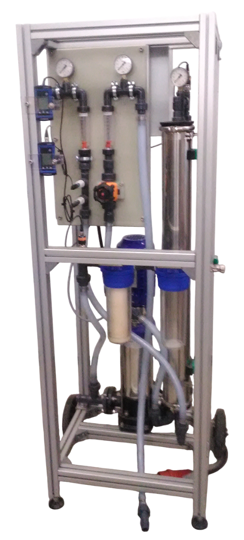 RO 2dSkid aus Edelstahl in Produktion