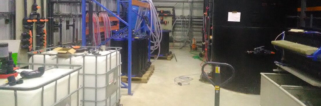 Wartung an Wasseraufbereitungsanlage