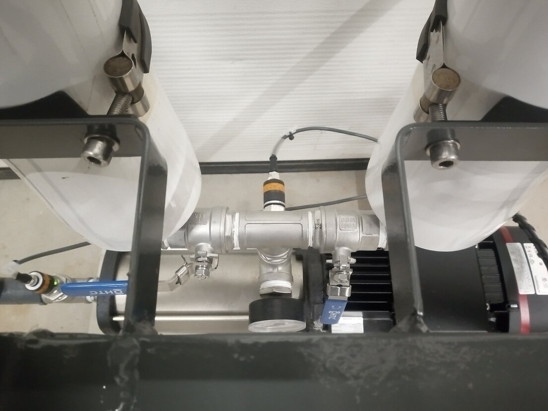 Wartungsarbeiten an Industrieanlage